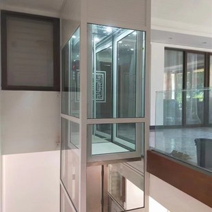 小型别墅家用电梯m室内二三四层观光简易可定制小型自动升降平台