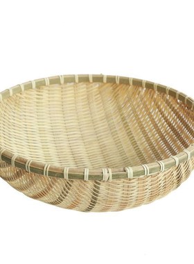 Bamboo weaving products round dustpan household peasant