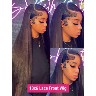 Straight Lace Transparent Human 13x6 Front Hair 13x4