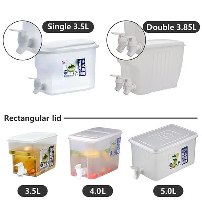 3500ml Water Jug With Faucet Cold Water Bottle Kettle TeaPot