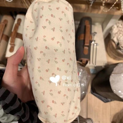 bm女孩新款碎花大容量文艺清新笔袋收纳袋文具笔袋