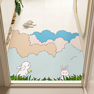 与风与海入户门地垫PVC可擦洗门垫进门门口脚垫家用地毯垫可裁剪