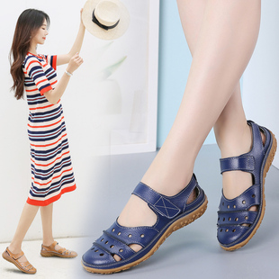 Women 网红Women Beach Leather Outdoor Comfortable Sandals