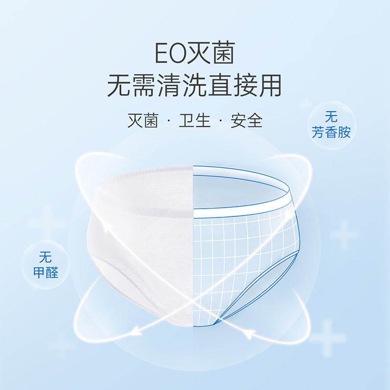 新品子初一次性内裤产妇纯棉免洗大码裤孕妇产后做月子用品旅行内