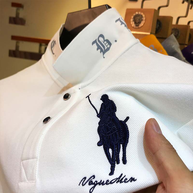 100%纯棉t恤男长袖秋季拉夫·劳伦马球polo衫男装n运动休闲上衣服