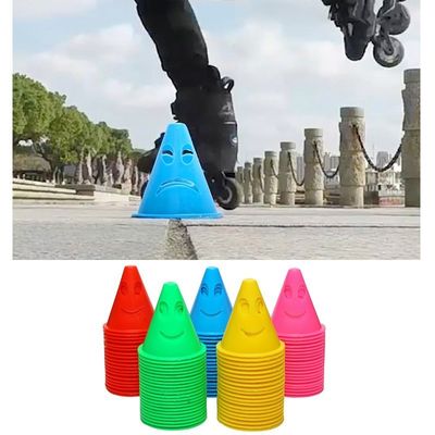 极速10Pcs/Set Skate Marker Training Road Cones Roller Footba