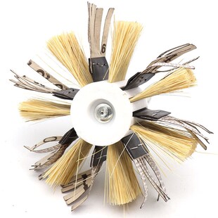 砂纸剑麻打磨抛光花头 手动电钻剑麻砂制抛光轮 砂布抛光刷