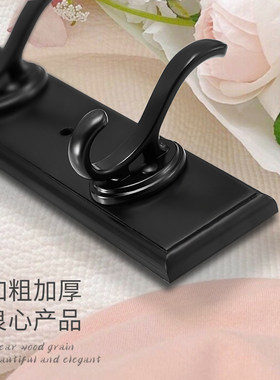 进门玄关衣服浴室挂钩一排长条挂衣E钩挂衣架柜壁挂墙上墙壁免打