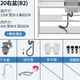 厂销厂促厨房304l不锈钢洗菜盆水槽台面一体带支架洗碗池双槽洗脸