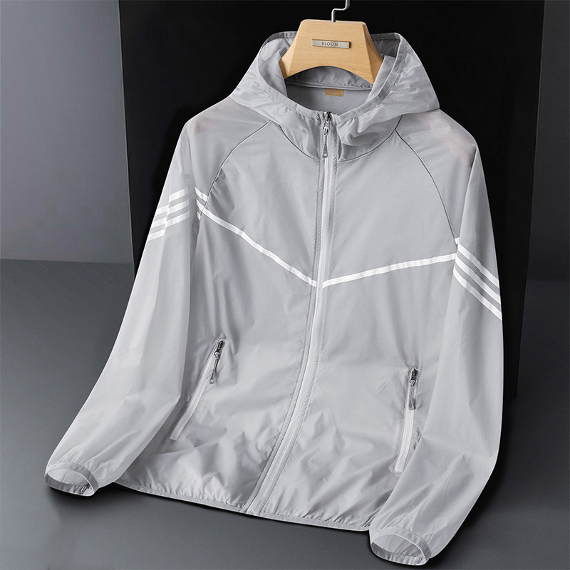 冰丝防晒衣男士夏季超薄款皮肤衣外套户外钓鱼运动防紫外线防晒服