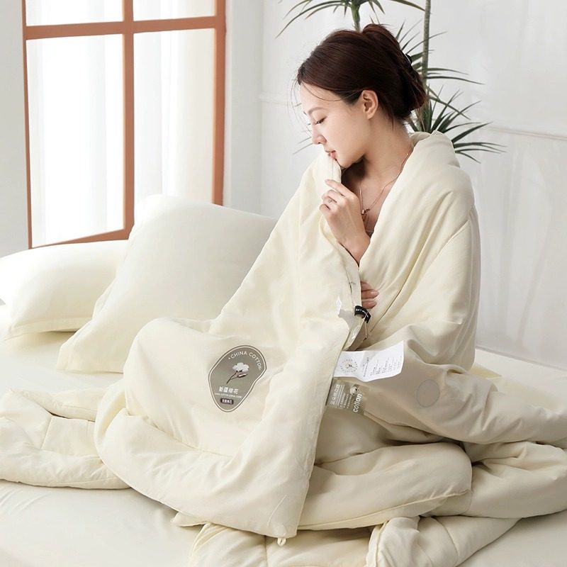 新疆棉花被子冬被加n厚保暖春秋被棉被芯棉絮学生宿舍单人空调被,床上用品,棉花被,淘宝优惠券,粉丝福利购,淘宝优惠卷