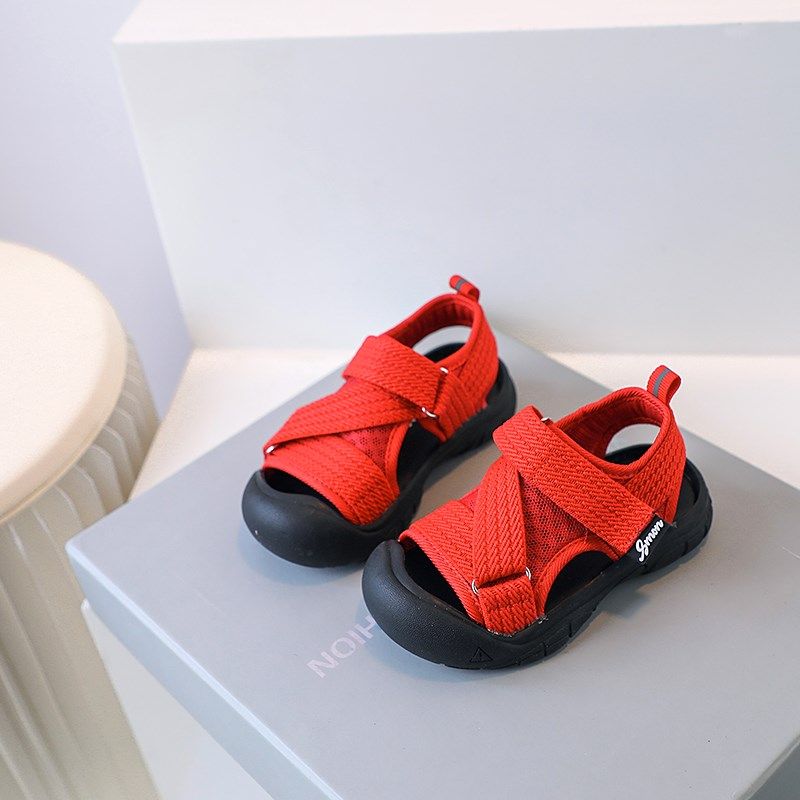 夏季新款凉鞋男童软底透气沙滩鞋休闲网鞋女宝宝学步鞋包头小童鞋,童鞋/婴儿鞋/亲子鞋,学步鞋,淘宝优惠券,粉丝福利购,淘宝优惠卷