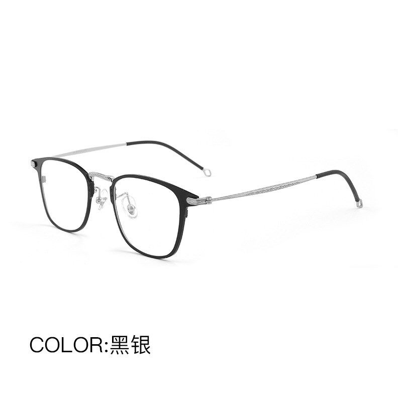 丹阳眼镜 超轻纯钛眼镜框设计师同款复古文艺眼t镜架平光眼镜