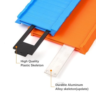 12/14/25cm Contours Gauge Arc Ruler Plastic Gauge Contour Pr