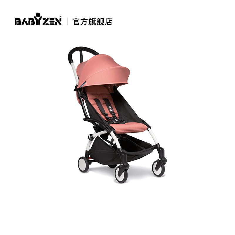 babyzen yoyo婴儿推车坐垫遮阳蓬时尚舒适印花遛娃神器.婴儿车配