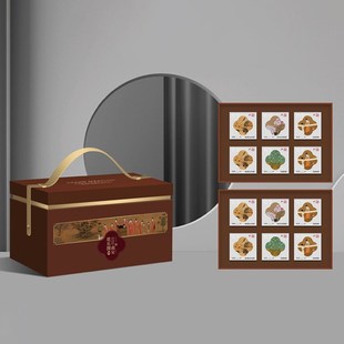 新品 月饼礼盒空盒定制高档中秋礼品盒4 盒定做l 新款 8粒创意包装
