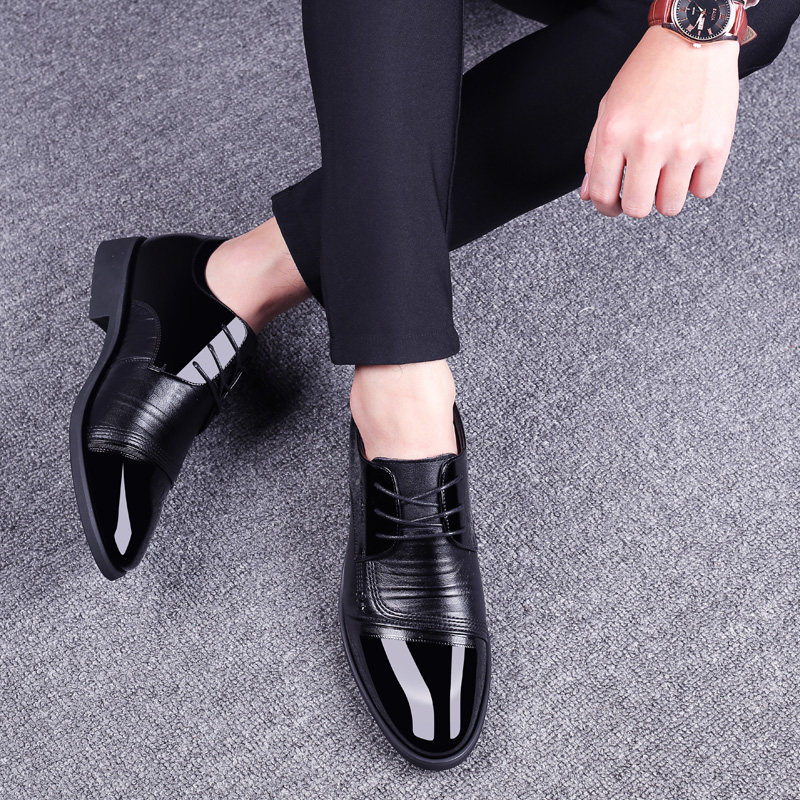 男士商务皮鞋男韩版隐形内增高6cm休闲小码男鞋35英伦36尖头37潮,流行男鞋,正装皮鞋,淘宝优惠券,粉丝福利购,淘宝优惠卷