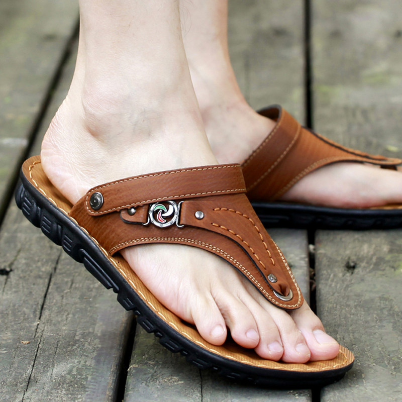 拖鞋男夏季防滑外穿夹脚两用人字拖潮流休闲男士凉鞋开车时尚凉拖,流行男鞋,人字拖,淘宝优惠券,粉丝福利购,淘宝优惠卷