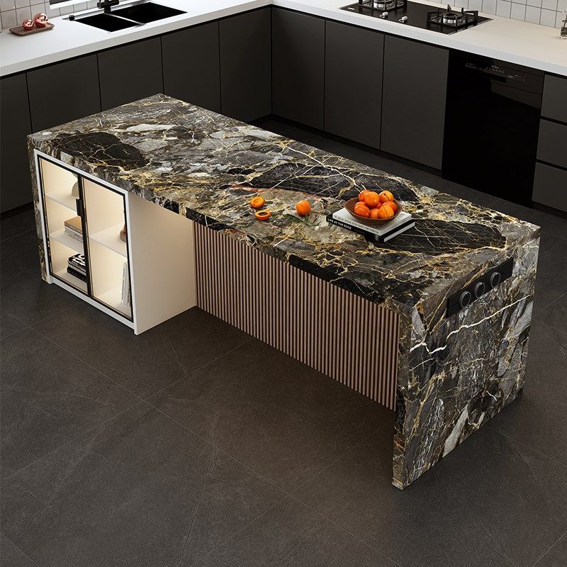 岛台餐桌一体家用厨房客厅别墅西厨导台平桌岩板吧台多功能定制,住宅家具,岛台餐桌,淘宝优惠券,粉丝福利购,淘宝优惠卷