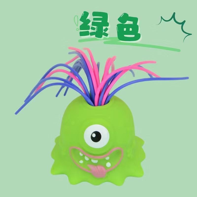 【下单立减50】解压p小怪兽玩具扯头发会叫会发光创意整蛊玩具BC