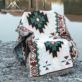 户外露营a自驾游毯子民族风加厚垫子沙滩帐篷耐磨便携防水防潮野