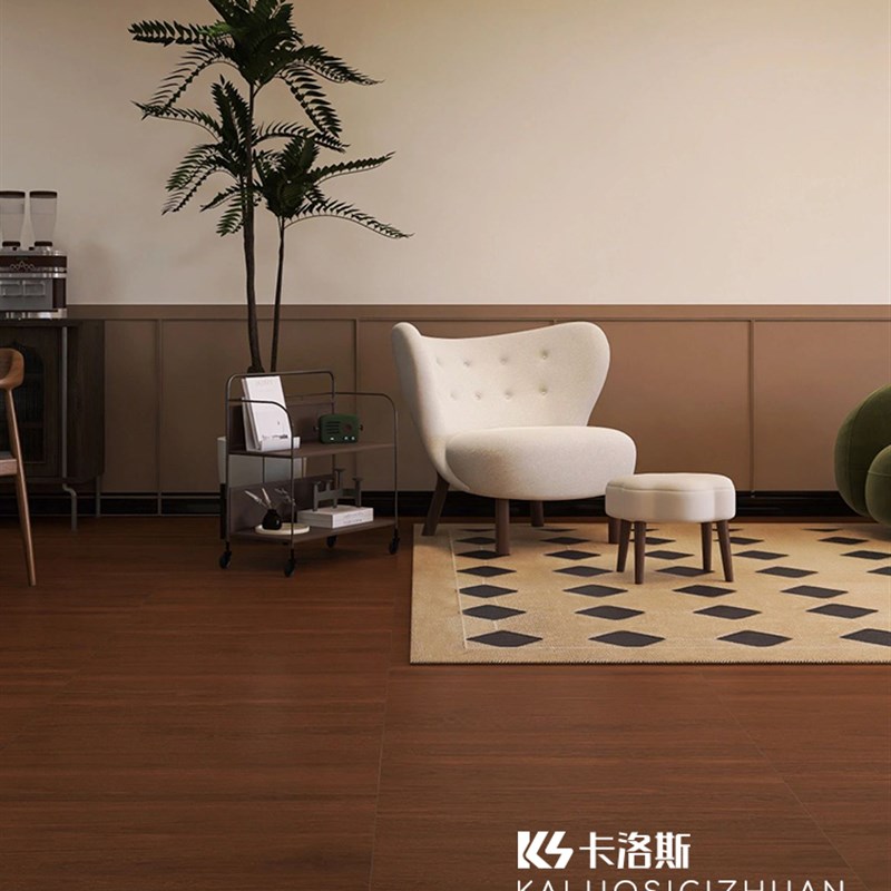 柔光肌肤釉原木风木纹瓷砖800x800卧室客厅仿实木地板砖防滑耐磨-封面