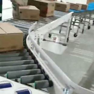 品廠促快遞物流分揀流水線自動化滾筒輸送機設備廠