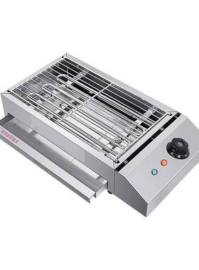 烧烤架 家用电烧j烤炉串烧机烧烤机烤架家用室内无烟烤鸭炉小型自