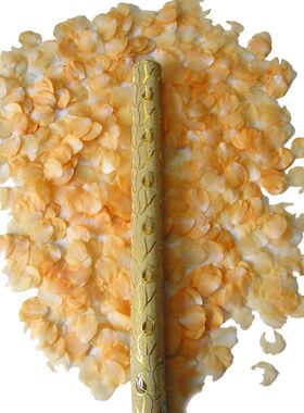 XXP4香槟色花瓣雨蓝色花瓣雨手持礼炮礼J花筒结婚用品婚庆道具礼