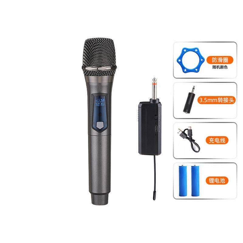 现货飞扬音响特美声万能话筒一拖二麦l克风k歌家用户外压出
