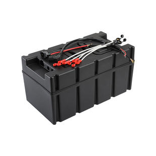 铅酸电池盒外壳三轮电动车72v通用仓20A装 60伏电瓶盒子手提专用箱