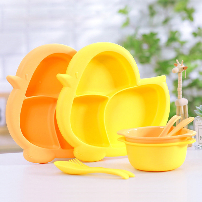 宝宝餐盘吃饭训练勺子卡通儿童分格盘婴儿辅食碗叉勺喂养餐具套装,婴童用品,儿童勺,淘宝优惠券,粉丝福利购,淘宝优惠卷