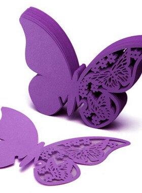 *50pcs/set Wholesale Wedding Supplies Butterfly Name Place C
