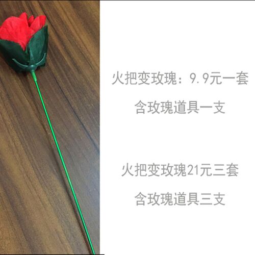 小众高货魔术道具套餐火把变玫瑰花刘谦舞台快手抖音套装表演