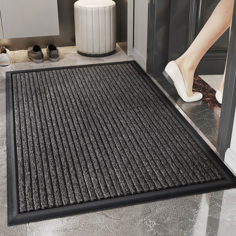 高级豪宅入户门地垫丝圈门外大门口脚垫门垫进门除尘家用地毯高端