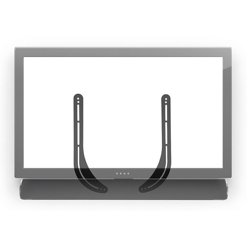 新品电视音响回音壁挂架无打孔挂墙壁式通用小米夏普音箱支架soun