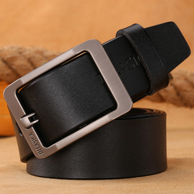 推荐Mens Waist Belt Men Belts Leather Man For Jeans Black Ma