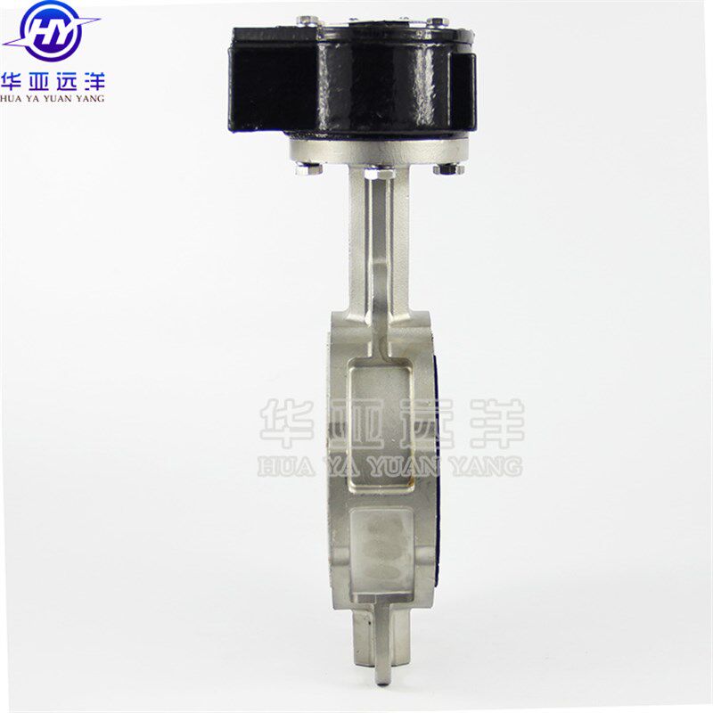 不锈钢304 316L蜗轮对夹四氟蝶阀D371F4-10PH DN50 65 80 100 125