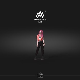 64个性 任选三件 潮女树脂人偶diy手工配场景车模微缩 99元