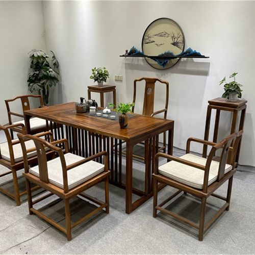 茶桌椅组合新中式泡茶阳台家用功夫喝茶禅意茶台实木茶桌现代简约