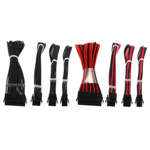 1 Set Basic Extension Cable Kit ATX 24Pin/ EPS 4+4Pin / PCI-