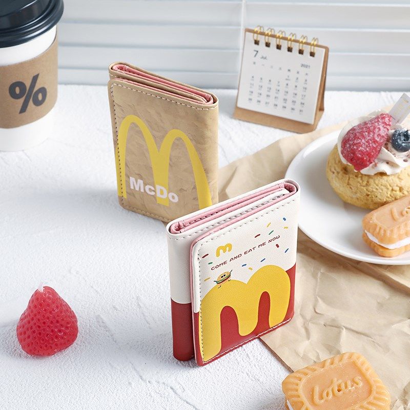 「M记麦麦」麦门便携收纳三折儿童钱包校园卡女身份证大容量卡包,箱包皮具/热销女包/男包,钱包,淘宝优惠券,粉丝福利购,淘宝优惠卷