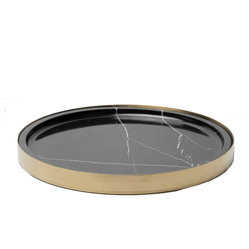 现代高颜值果盘茶几收纳家居装饰品浴室大理石托盘摆件餐桌茶点盘,家居饰品,果盘/果篓,淘宝优惠券,粉丝福利购,淘宝优惠卷