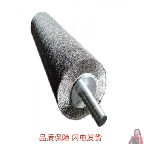 钢丝辊刷工业用毛刷辊不锈钢丝镀铜丝刷辊定制拉丝除锈抛光滚刷