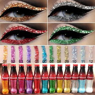 Eyeliner 速发Colors Glitter Gold Liquid White