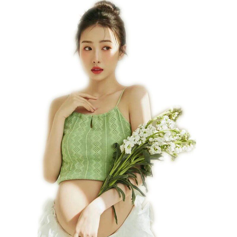 影楼主题新款孕妇照服装夏季小清新甜美可爱孕妈咪写真服装在家拍