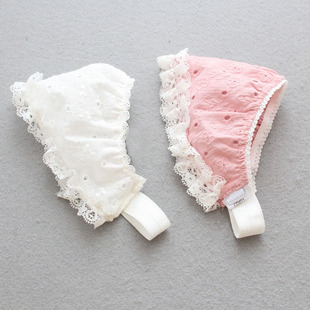 婴儿遮脑门心帽子胎帽p夏季春秋可爱空顶凉帽女宝宝新生儿护囟门