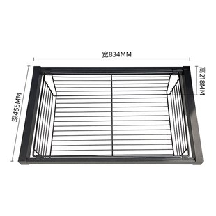 抽 架家用衣帽间拉篮收纳筐裤 衣柜内置拉篮抽屉式 内抽伸缩裤