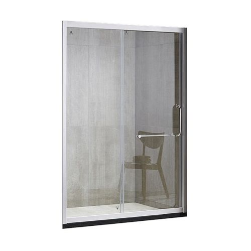 一字形淋浴房浴室隔断玻璃移门卫生间干湿分离洗澡间沐浴屏风8mm