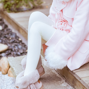 白色连裤袜成人舞蹈袜大人学生少女加绒加厚秋冬款日系打底裤袜子